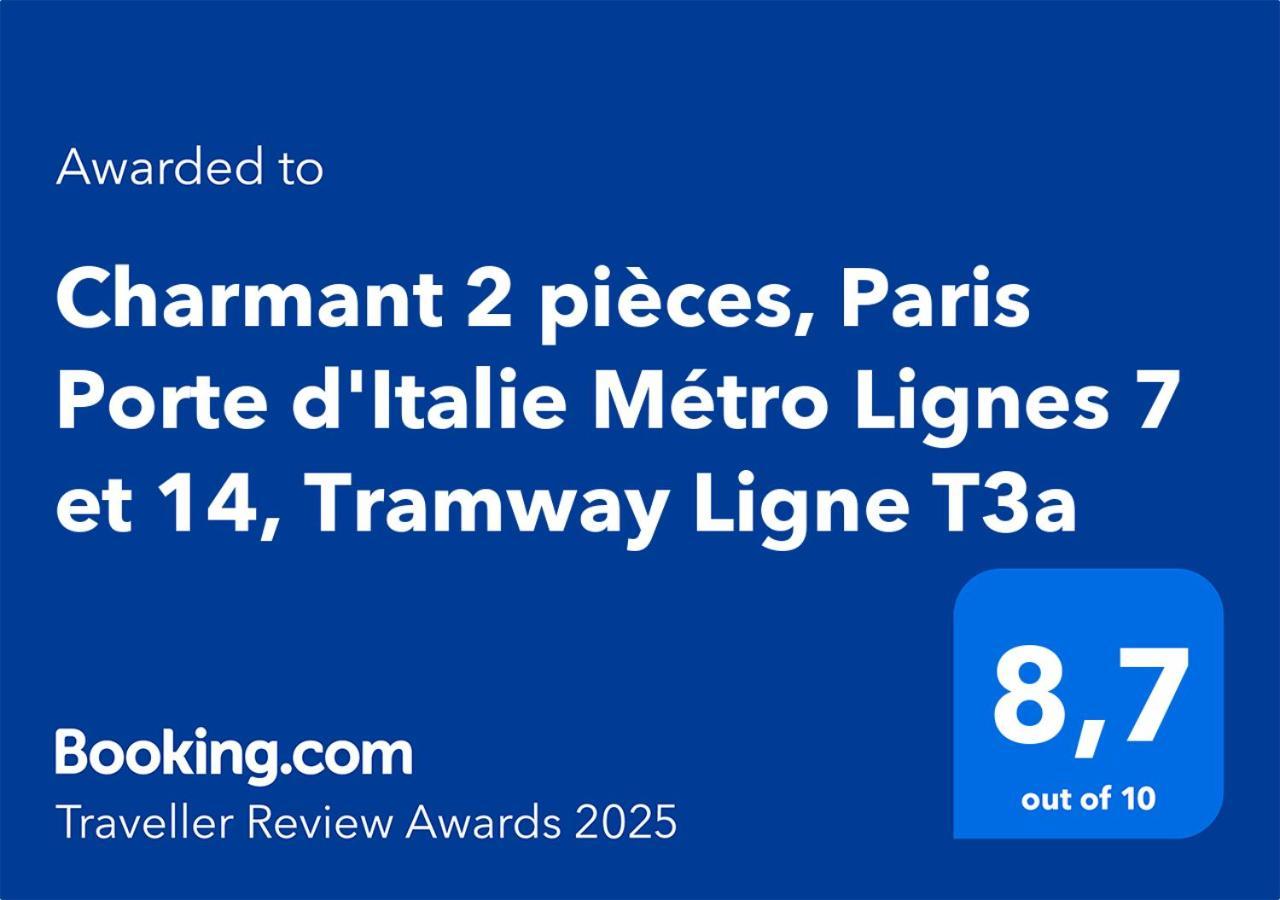 2 Pieces, Paris Porte D'italie Metro Lignes 7 Et 14, Tramway Ligne T3a *